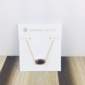 Kendra Scott Elisa granite rose gold necklace